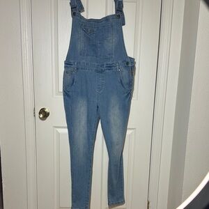 Women's Blue Denim Overalls